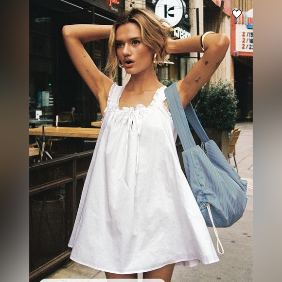 Princess Polly Dresses & Skirts - Swing Mini Dress White, Size 4